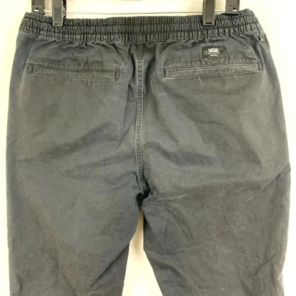 Vans Range Elastic Loose Jogger Pants Mens Large Gray Skate Casual Chino